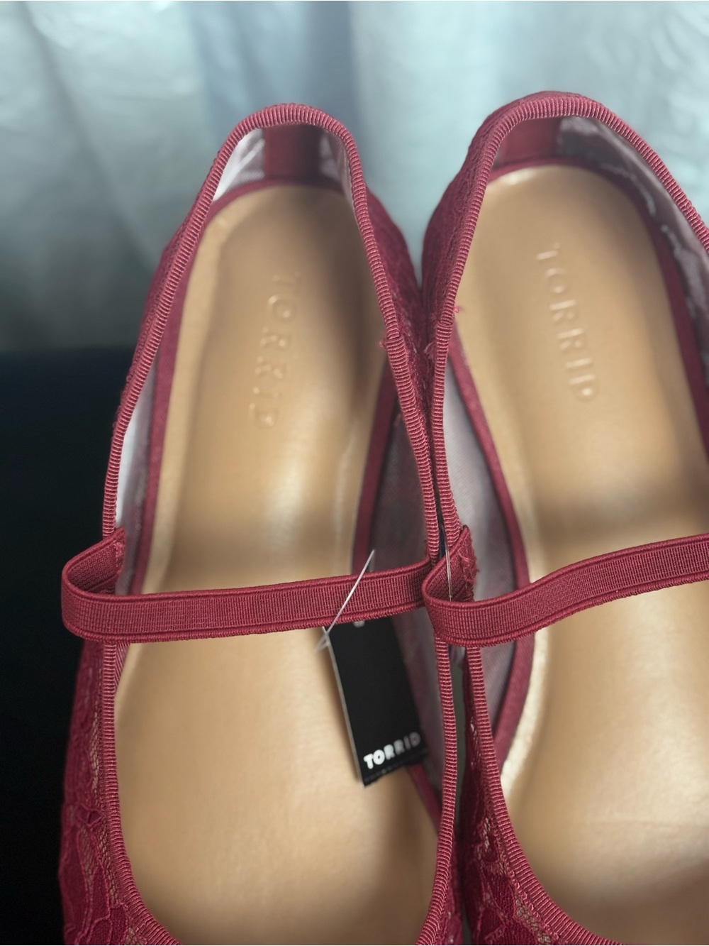 torrid Lace Mary Jane Bow Flats 10.5 WW - Picture 4 of 9
